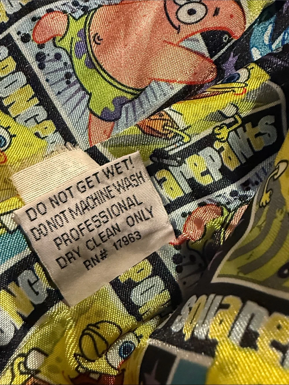 Vintage Y2K SpongeBob SquarePants Graphic Kids Jacket 4T